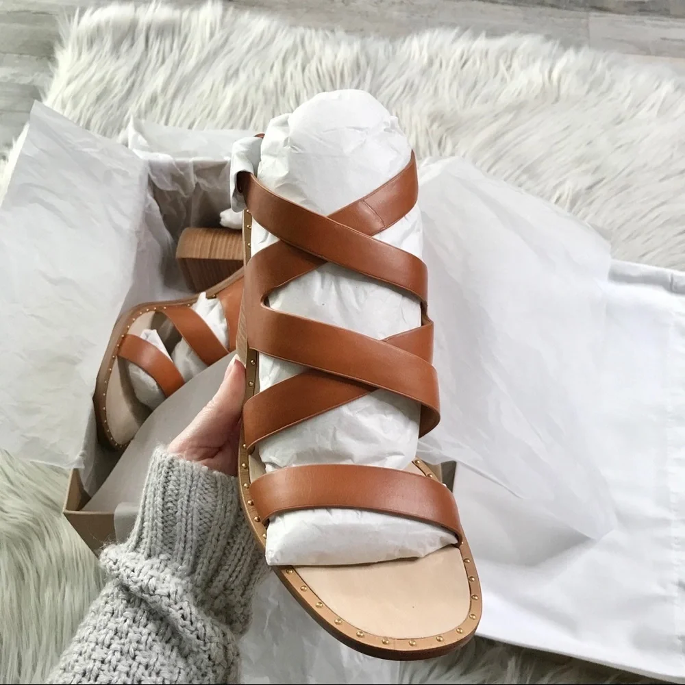 Joie Onfer Tan Leather Sandals